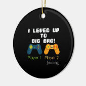 ゲームギフト 私レベルアップして兄さんへのプレゼント セラミックオーナメント (左)