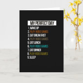 ゲームゲーマーコンソールおもしろい引用文ギフトアイディア カード (黄色い花)