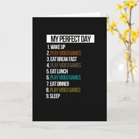 ゲームゲーマーコンソールおもしろい引用文ギフトアイディア カード (黄色い花)