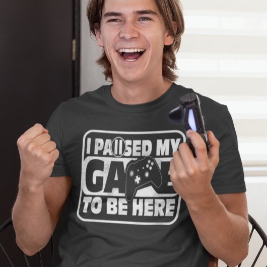 ゲームゲーマーTシャツを一時停止 Tシャツ