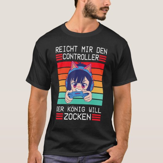 ゲームゲームコンソールEnich Mir Denコントローラケーニッヒ Tシャツ (正面)