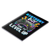 ゲームゲーム誕生日ボーイズタイムズトゥレベルアップビデオ ノートブック (左側)