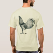 ゲームコック クレールまたはドム Tシャツ (裏面)