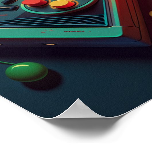 ゲームコンソールのポスターでホームデッキを強化 ポスター (角)