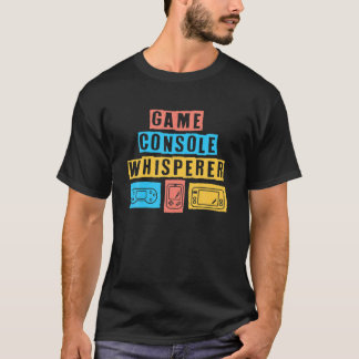 ゲームコンソール泡立て器コントローラデザイン Tシャツ