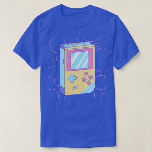 ゲームコンソール90sレトロゲーム懐かしさ tシャツ (デザイン正面)