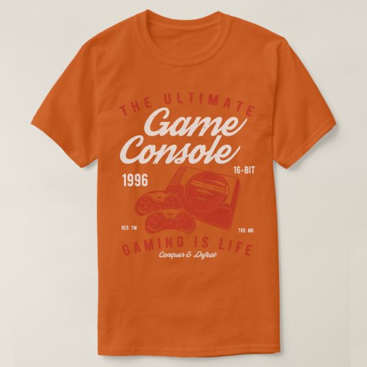 ゲームコンソール Tシャツ (デザイン正面)