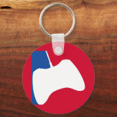 ゲームコントローラのキーチェーン キーホルダー (正面)