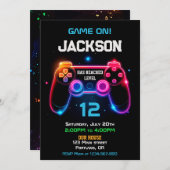 ゲームコントローラの招待レベルを上げる 招待状 (正面/裏面)