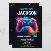 ゲームコントローラの招待レベルを上げる 招待状 (正面/裏面)