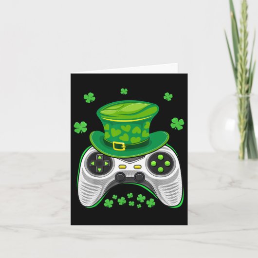 ゲームコントローラシャーロックゲーマーSt patricks dayガム カード (正面)