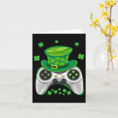 ゲームコントローラシャーロックゲーマーSt patricks dayガム カード (黄色い花)