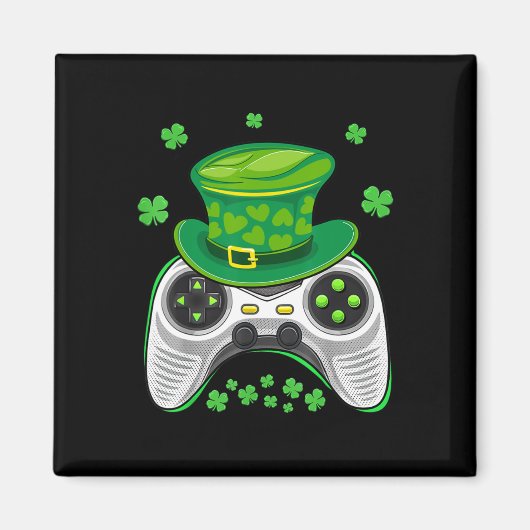 ゲームコントローラシャーロックゲーマーSt patricks dayガム マグネット (正面)