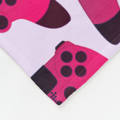 ゲームコントローラビデオゲームおたくゲーマー フリースブランケット (角)