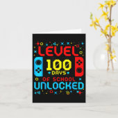 ゲームコントローラレベル100の学校の日のロック解除 カード (黄色い花)