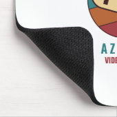 ゲームコントローラロゴ、ビデオゲーマー マウスパッド (コーナー)