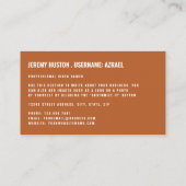 ゲームコントローラロゴ、ビデオゲーマー 名刺 (裏面)