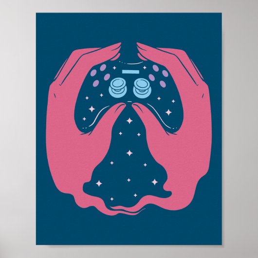 ゲームコントローラーの星座 ポスター (正面)