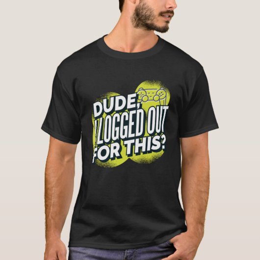 ゲームコントローラー男性女性子供 Tシャツ (正面)
