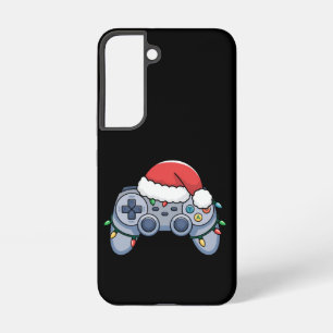 ゲームコントローラー クリスマス サンタ帽子 ゲーマー SAMSUNG GALAXY S22ケース