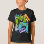 ゲームコントローラー グラフィティ ゲーミング ボーントゥプレイ  Tシャツ (正面)
