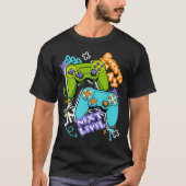 ゲームコントローラー グラフィティ ゲーミング ボーン・トゥ・プレイ Tシャツ (正面)