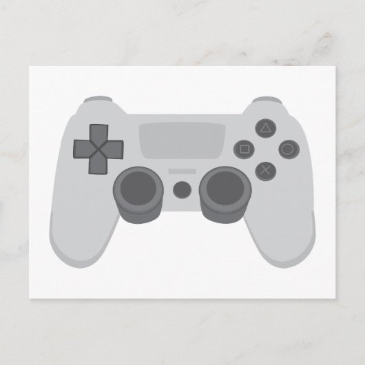 ゲームコントローラー ポストカード (正面)