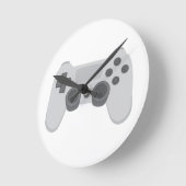 ゲームコントローラー ラウンド壁時計 (傾斜)