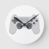 ゲームコントローラー ラウンド壁時計 (正面)