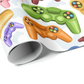ゲームコントローラー ラッピングペーパー (ロールコーナー)