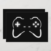 ゲームコントローラー 招待状 (正面/裏面)