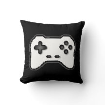 ゲームコントローラ白黒8ビットビデオゲームスタイル