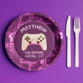 ゲームコントローラ10代のボーイズゲーマーバースデーパーティー ペーパープレート