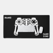 ゲームコントローラ、ビデオゲーマー デスクマット (キーボード&マウス)