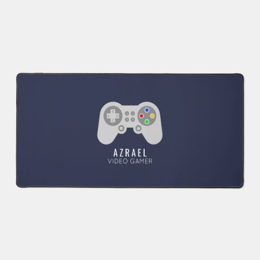ゲームコントローラ、ビデオゲーマー デスクマット (正面)