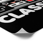 ゲームコントロ保ーラーitクリックユーモア80sレトロDark ポスター (角)