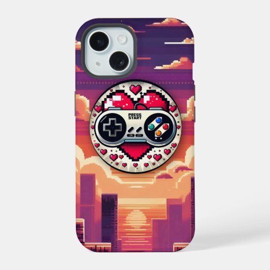 ゲームサンセット iPhone 15ケース (裏面)