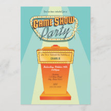 ゲームショーパーティーの招待状