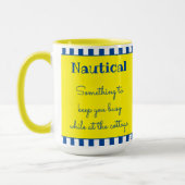 ゲームスタイル航海のをテーマ マグカップ (左)