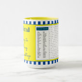 ゲームスタイル航海のをテーマ マグカップ (中央)