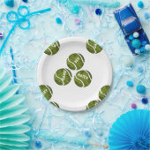 ゲームセットマッチテニス ペーパープレート (パーティー)