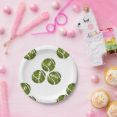 ゲームセットマッチテニス ペーパープレート (パーティー)