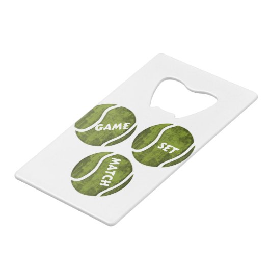 ゲームセットマッチ クレジットカード栓抜き (正面アングル)