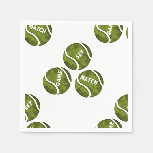 ゲームセットマッチ スタンダードカクテルナプキン (正面)