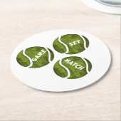 ゲームセットマッチ ラウンドペーパーコースター (アングル)