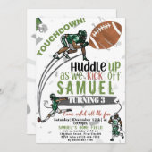 ゲームセットマッチ!誕生日招待状カード (正面/裏面)