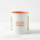 ゲームセット抹茶おもしろいラテ乾燥機 マグカップ (中央)