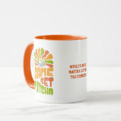 ゲームセット抹茶おもしろいラテ乾燥機 マグカップ (正面左)