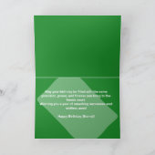 🎾ゲームセット誕生日: Aceお祝い カード (内部)