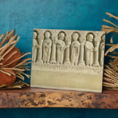 ゲームセンターの使徒、レリーフ、 浮き彫り、C.1150 （停止） フォトプラーク (側面)